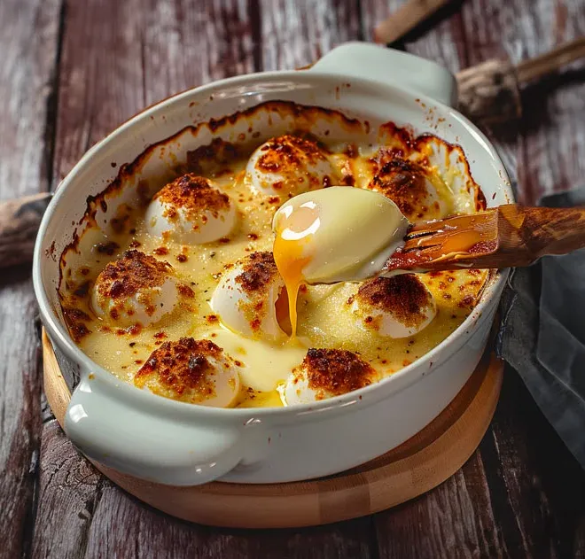 Gratin d’Œufs Durs à la Béchamel : Une Recette Simple et Gourmande