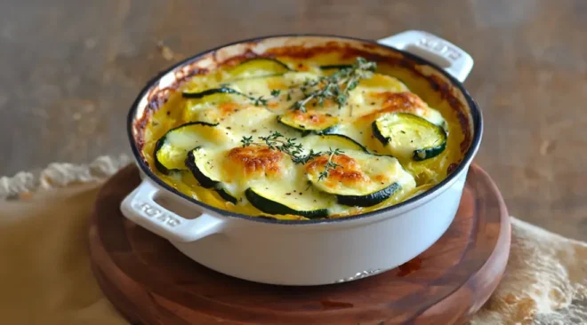 Gratin Fondant à la Courgette