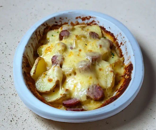 Morbiflette à la Saucisse de Morteau : Un Plat Fromager Réconfortant