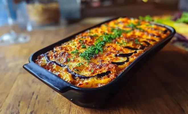 Moussaka d’Aubergines : Un Classique Méditerranéen Savoureux 🇫🇷🍆