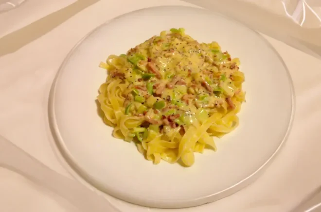 Poireaux à la Carbonara : Un Twist Gourmand sur un Classique Italien