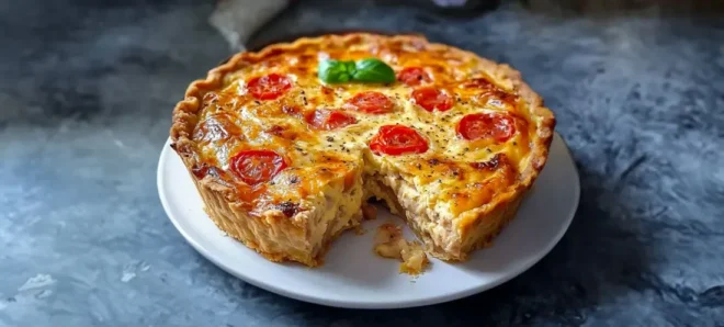 Quiche Sans Pâte au Thon et Tomate : Une Recette Simple et Délicieuse