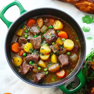 Ragoût de boeuf aux légumes : recette réconfortante