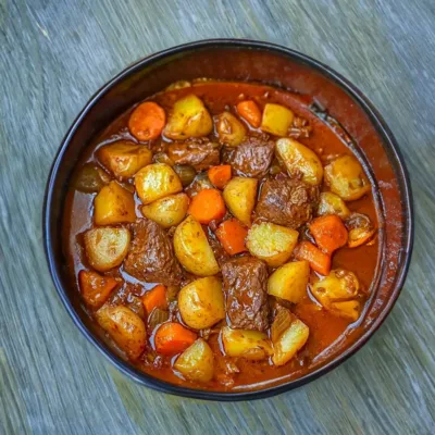 Ragoût de Bœuf Fondant aux Légumes Racines