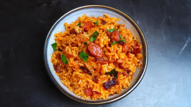 Riz au Chorizo et à la Tomate : Une Recette Savoureuse et Épicée