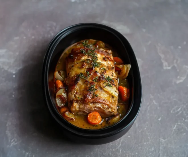 Rouelle de Porc Fondante au Vin Blanc : Un Classique Réconfortant