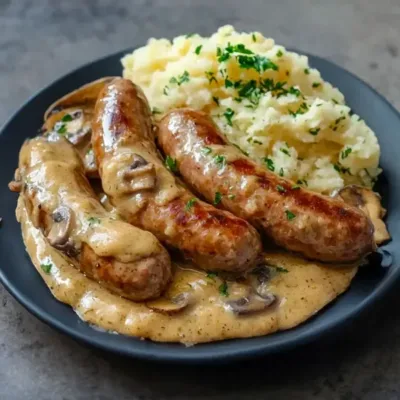 Saucisses de Toulouse Moutarde & Champignons