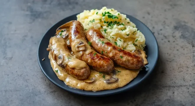 Saucisses de Toulouse Moutarde & Champignons