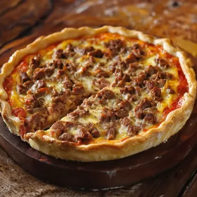 Tarte à la Viande Hachée Savoureuse