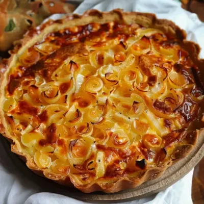 Tarte à l’Oignon Rapide : Recette Facile et Savoureuse
