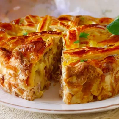 Tarte au Fromage à la Viande Hachée Réconfortante