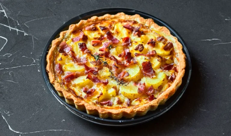 Tarte aux Pommes de Terre et Reblochon Savoureuse