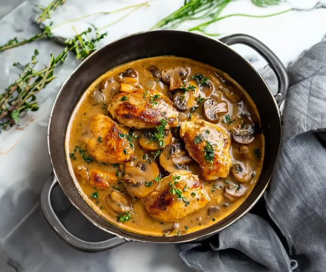 Blanquette de Poulet aux Champignons : Plat Raffiné et Facile