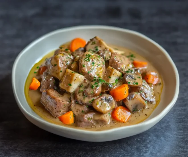 Blanquette de Veau Traditionnelle : Un Plat Français Crémeux et Savoureux