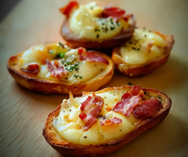 Chaussons Feuilletés à la Raclette et Bacon Croustillant
