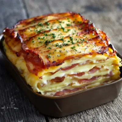Croque Cake à la Raclette : Un Plat Réconfortant