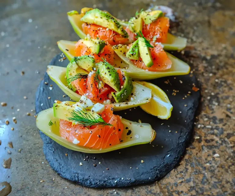 Endives Farcies au Saumon Fumé et Avocat : Une Recette Exquise et Simple