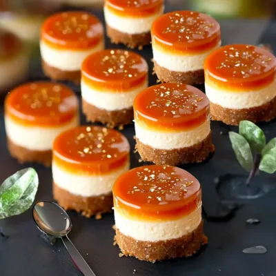 Entremets Pommes, Mousse Caramel et Fond Spéculoos