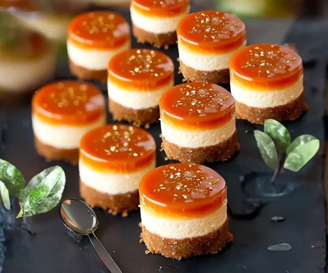Entremets Pommes, Mousse Caramel et Fond Spéculoos