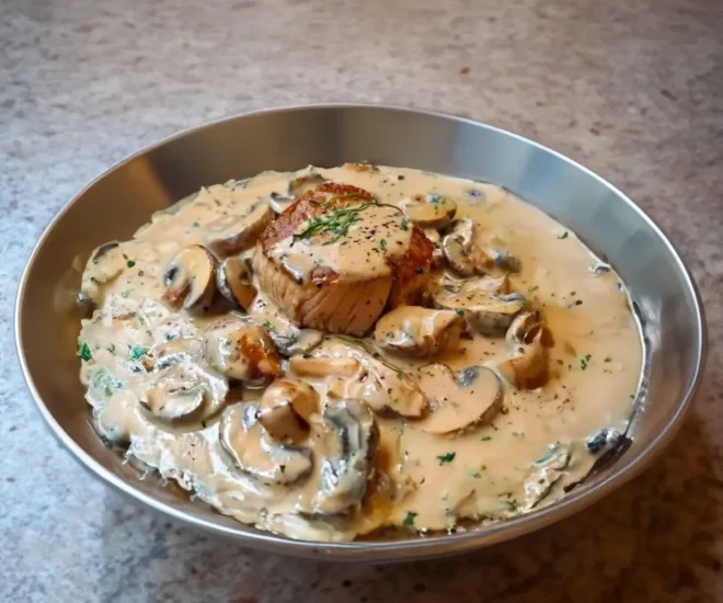 Filet Mignon au Boursin et Champignons : Fondant et Savoureux