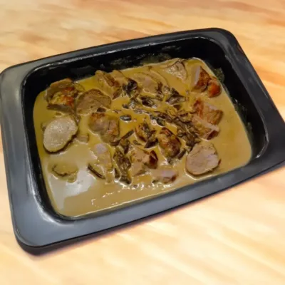 Filet Mignon aux Cèpes et Sauce au Foie Gras