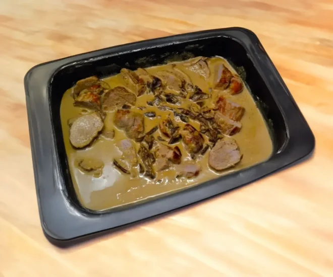 Filet Mignon aux Cèpes et Sauce au Foie Gras