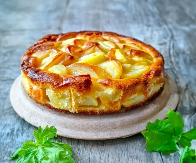 Gâteau aux Pommes Sans Sucre et Sans Beurre