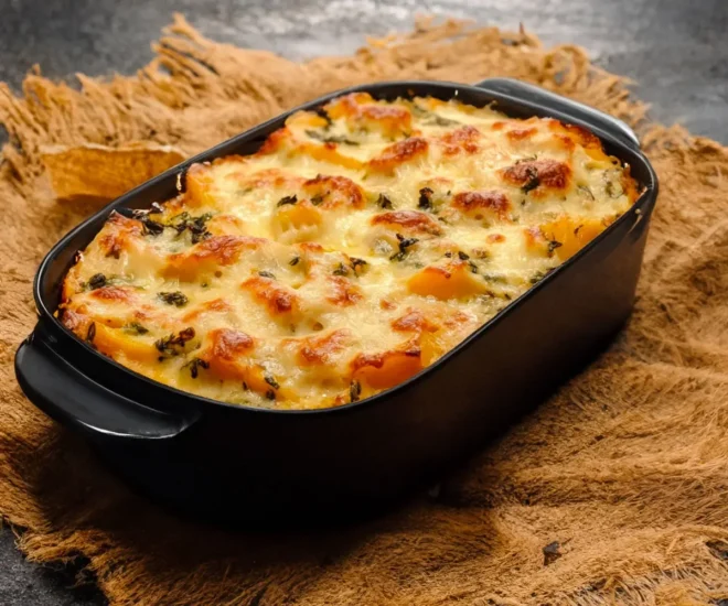 Gratin de Butternut aux Épinards et Comté