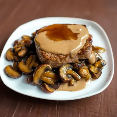 Grenadin de Veau à la Sauce au Foie Gras