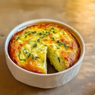 Moelleux au Chèvre et à la Courgette : Recette Facile