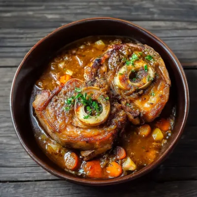 Osso Buco de Veau : Recette Traditionnelle Savoureuse