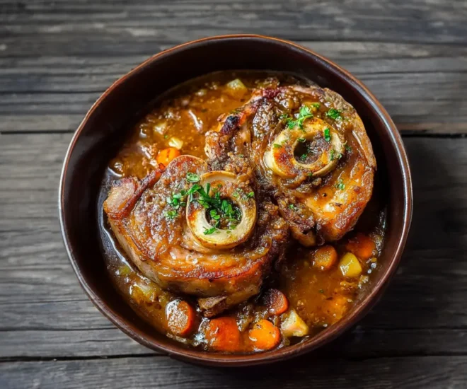 Osso Buco de Veau : Un Plat Traditionnel Savoureux
