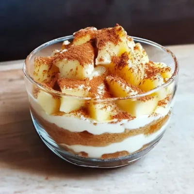 Tiramisu Pomme Caramel Beurre Salé : Un Délice