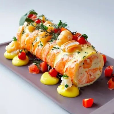 Bûche Salée aux Saveurs de la Mer