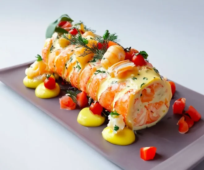 Bûche Salée aux Saveurs de la Mer