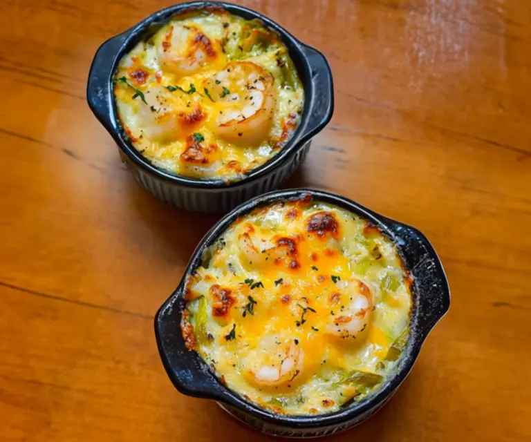 Cassolettes Gratinées aux Crevettes et Poireaux : Une Recette Gourmande et Facile