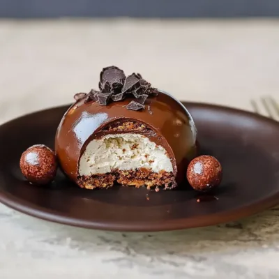 Dôme à la Mousse au Chocolat : Un Délice Élégant