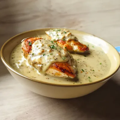 Filet de Poulet Sauce au Fromage : Crémeux et Savoureux