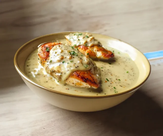 Filet de Poulet Sauce au Fromage : Crémeux et Savoureux !