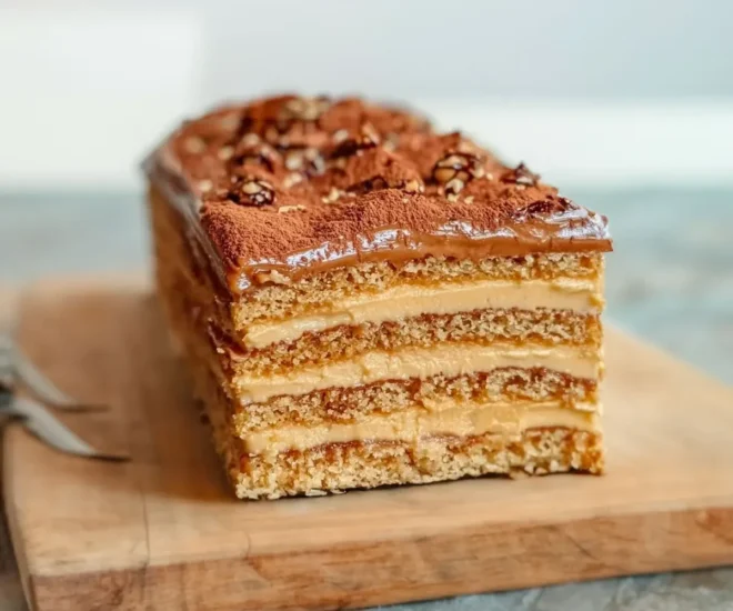 Gâteau Petit Beurre au Café : Une douceur rétro irrésistible