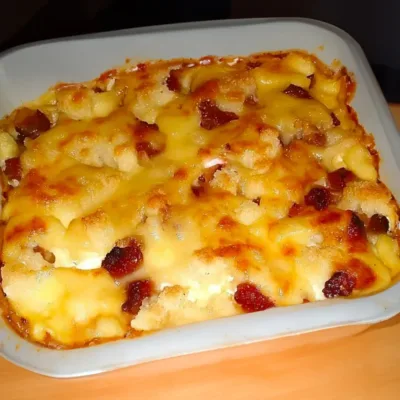 Gratin de Chou-Fleur aux Lardons Rapide et Savoureux