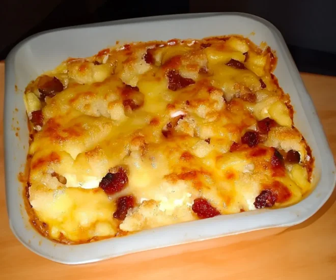 Gratin de Chou-Fleur aux Lardons Rapide