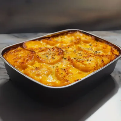 Gratin de Potimarron et Pommes de Terre Savoureux