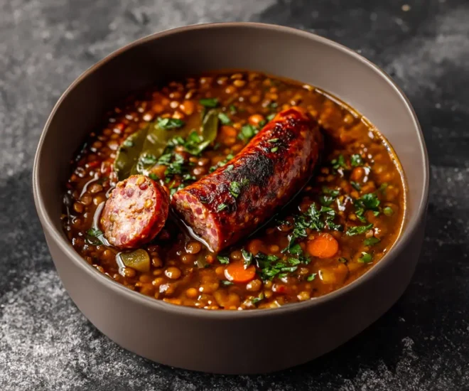 Lentilles à la Saucisse de Morteau