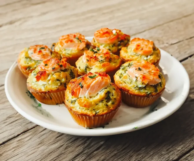 Muffins Salés au Saumon et Fromage Frais