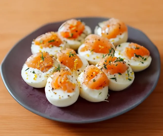 Œufs Farcis à la Mousse de Saumon