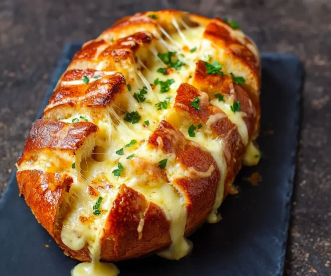 Pain à l’Ail et au Fromage : Une Recette Inratable pour un Apéritif Convivial