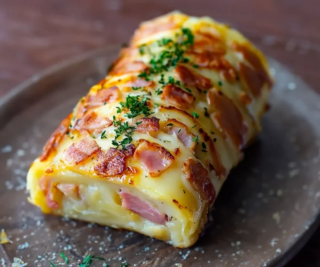 Roulé de Pommes de Terre à la Raclette de Savoie et au Jambon : Un Plat Confort Gourmand
