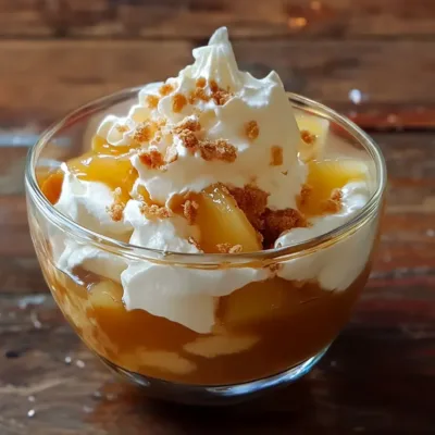 Verrine d’Automne aux Pommes Caramélisées