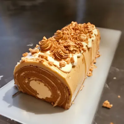 Bûche au Spéculoos : Délice des Fêtes